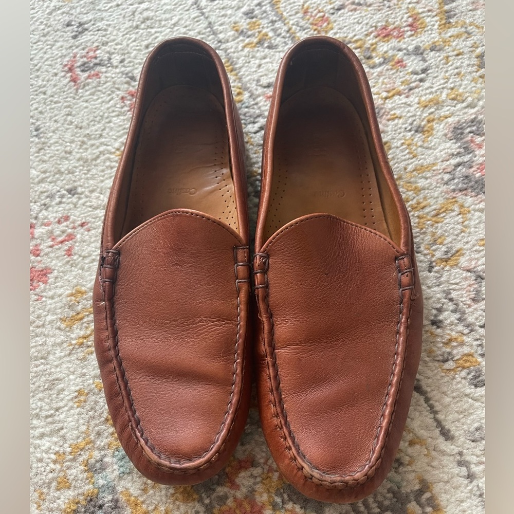 Allen Edmonds Tan Leather Slip-Ons